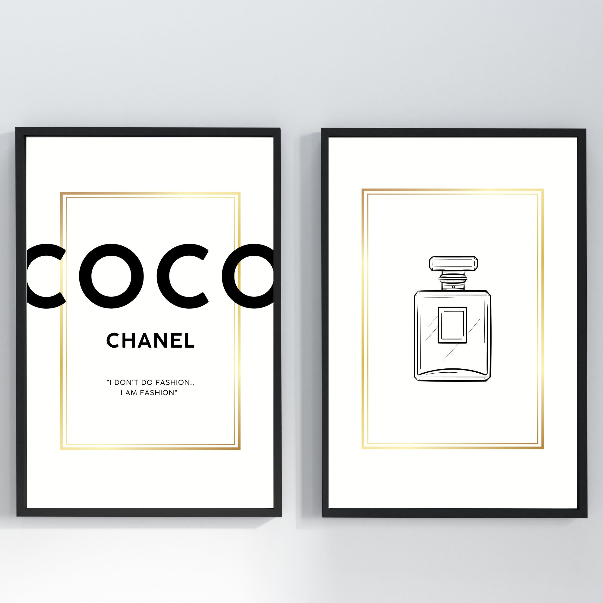 Coco Chanel Wall Art - BIG Wall Décor