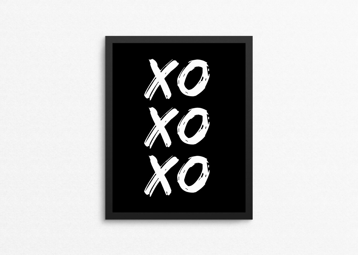 Xoxo downloadable print printable wall art nursery decor Etsy