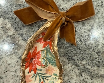 Poinsettia print