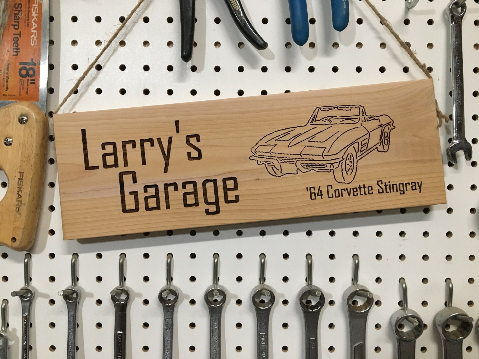 Custom Garage Sign Wooden Garage Sign Garage Decor Car Man Etsy