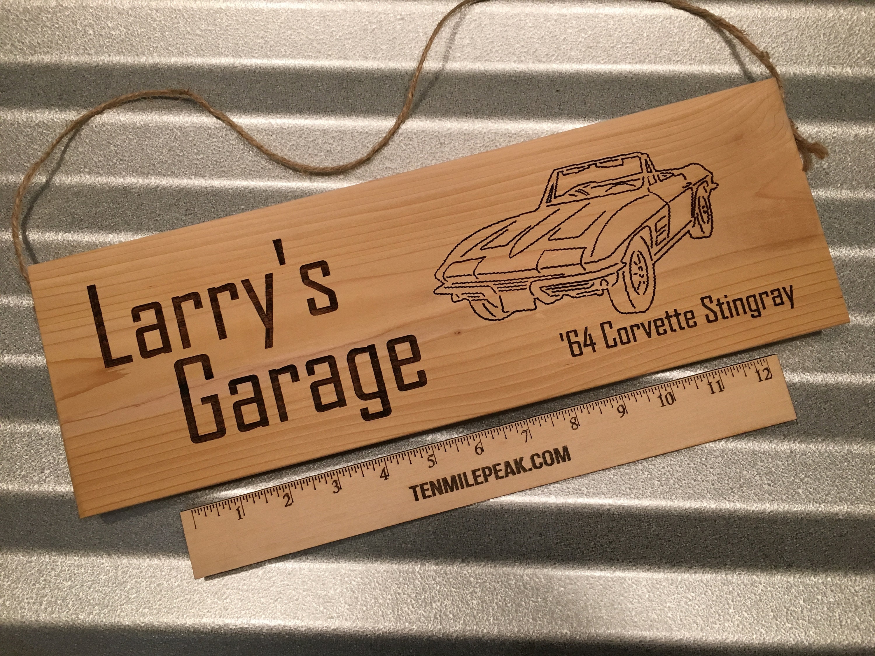 Custom Garage Sign Wooden Garage Sign Garage Decor Car Man Etsy