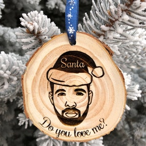 Wooden Christmas Ornament Drake, Santa Do You Love Me, Rap, Hiphop ...
