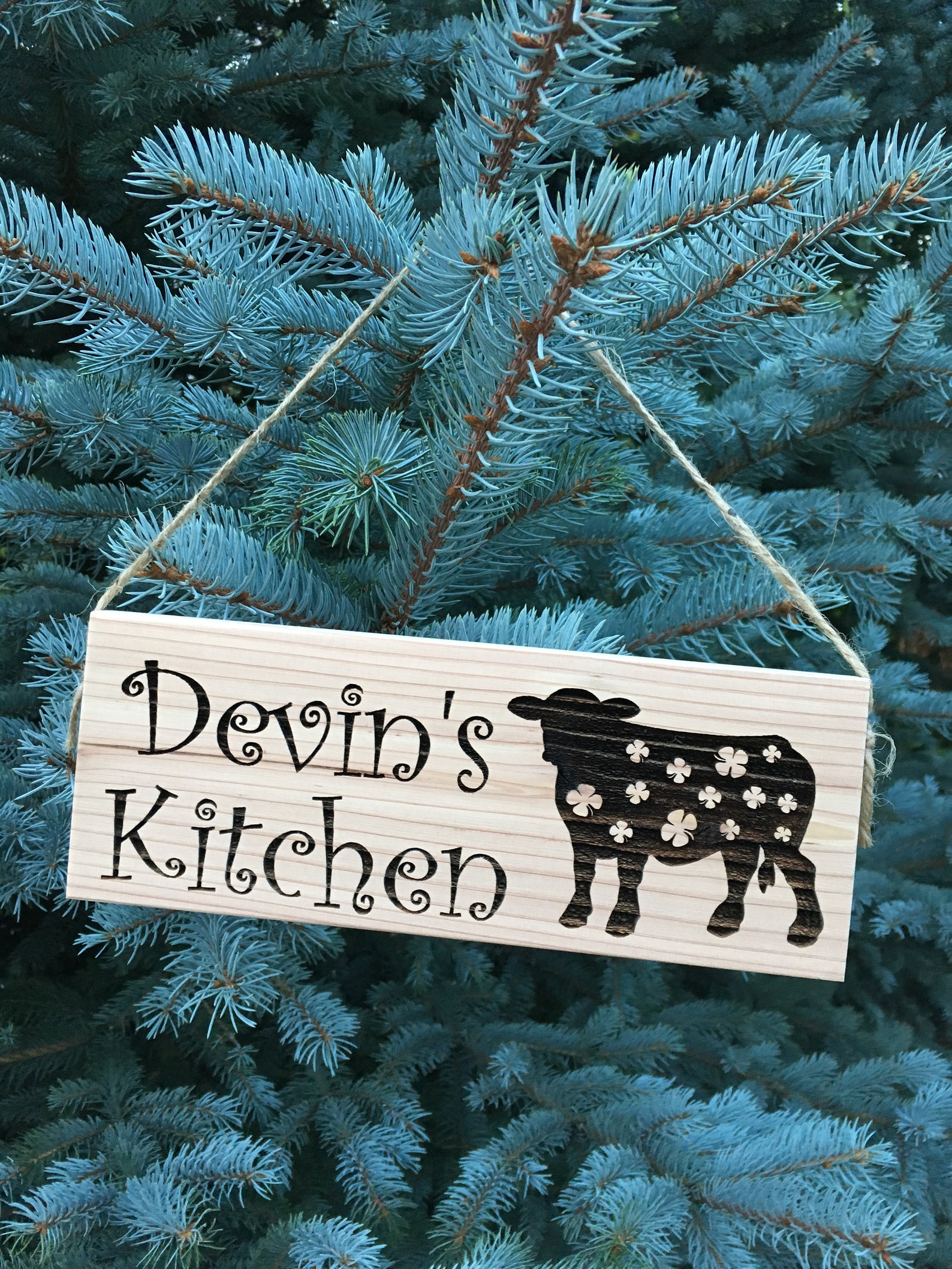 Wooden Kitchen Sign Handmade Personalized Kitchen Sign Etsy