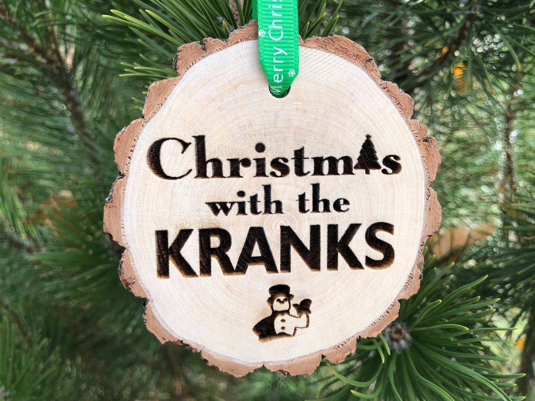 Christmas With the Kranks Wooden Christmas Ornament, Tim, Jamie, Frosty