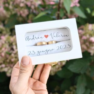 Wedding box, Personalized ring bearer box with a glass lid, wedding box, wedding ring box,ring bearer pillow alternative ,ring holder