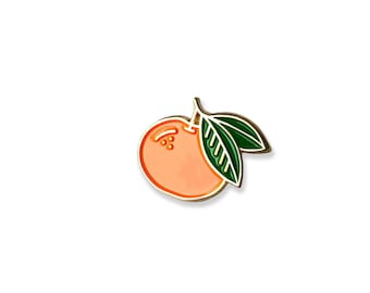 Mandarin Orange Enamel Pin