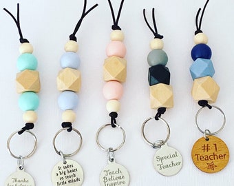 TEACHER KEYRINGS - great teacher gift