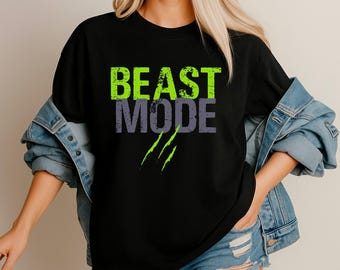 Beast Mode Gym Shirt: Comfort Colors Fitness Workout Tee