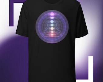 Chakra Meditation T-Shirt: Yoga Unisex Tee