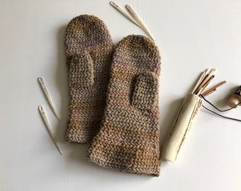 Naalbindende Handschuhe für historische Nachstellungen – mittelalterliche Wikinger, Rus, Slawen