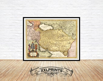 Mappa Di Persia Antica Etsy