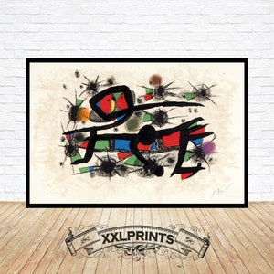 Joan Miro - Paint, 1907, fine reproduction, fine art print, oversize print