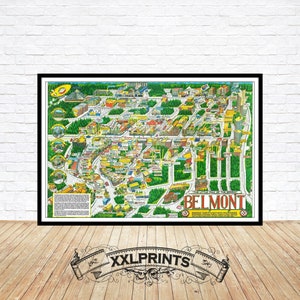 Belmont Bronx NYC Map Print: 19th Century Fine Art Reproduction