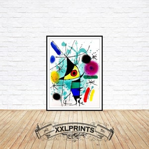Joan Miro - The Singer, 1926, fine reproduction, fine art print, beautiful wall decor, oversize print