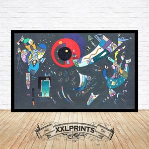 Wassily Kandinsky, Sketch for around the circle, 1940, fine reproduction, fine art print, large print