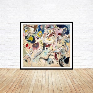 Wassily Kandinsky, Sketch 160a, 1912, fine reproduction, fine art print, oversize print