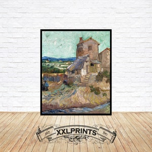 Van Gogh: The Old Mill 1888, Fine Art Print