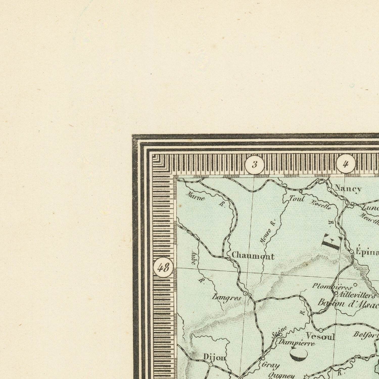 Old Map of Italy 1861 Fine Reproduction Large Map Fine Art Etsy