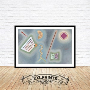 Wassily Kandinsky, Surfaces and lines, 1930, fine reproduction, fine art print