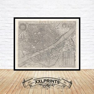 Florence Map Print: 1600s Antique Fiorenza Reproduction