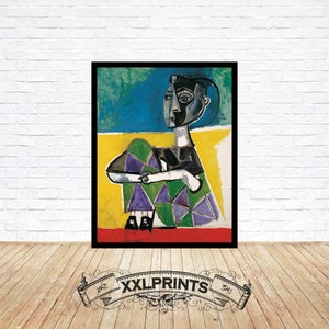 Pablo Picasso -Jacqueline seated, 1954, fine reproduction, fine art print