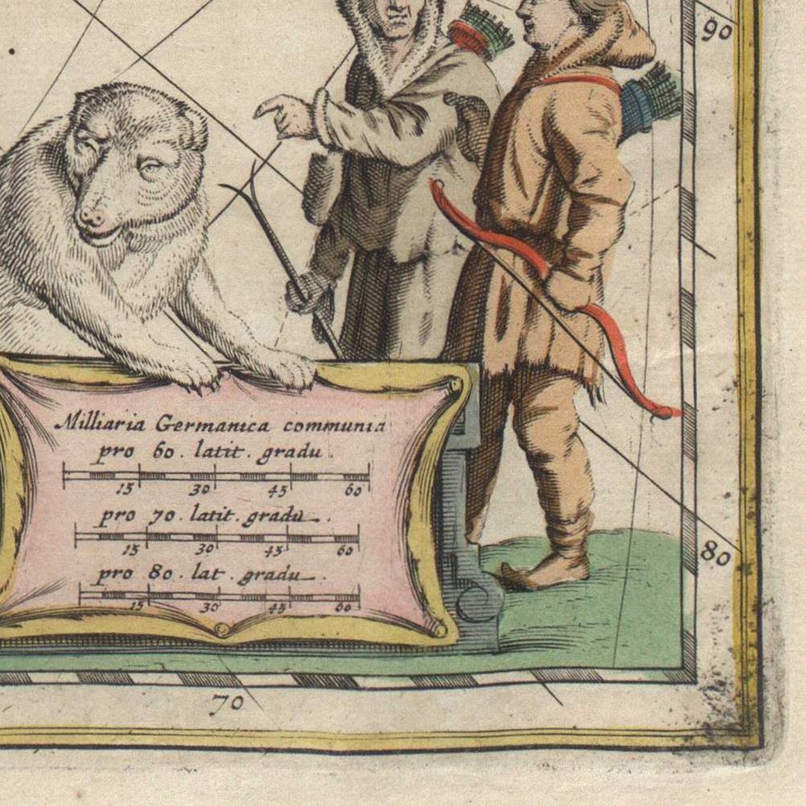Ancient Map of North Pole 1640 Very Rare Map Antique Fine | Etsy
