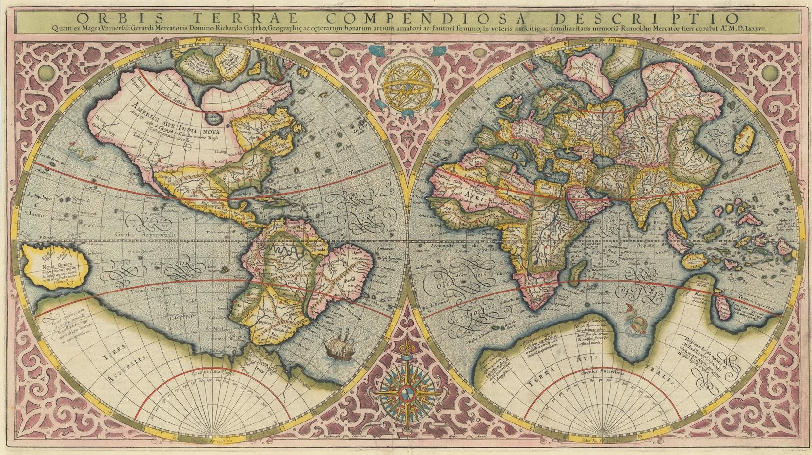 Карта меркатора пазл