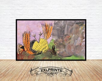 パブロ・ピカソ - 鳥かごのある静物画 - 1926 年に印刷 - Etsy 日本