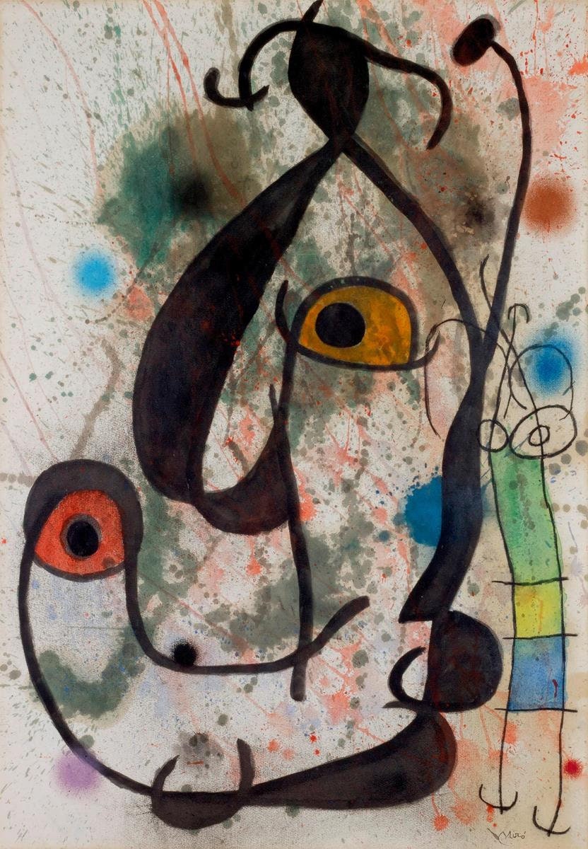 ジョアン ミロ 絵画　アート　芸術品 ジョアン ミロ 絵画 アート 芸術品 美術解説】ジョアン・ミロ「抽象