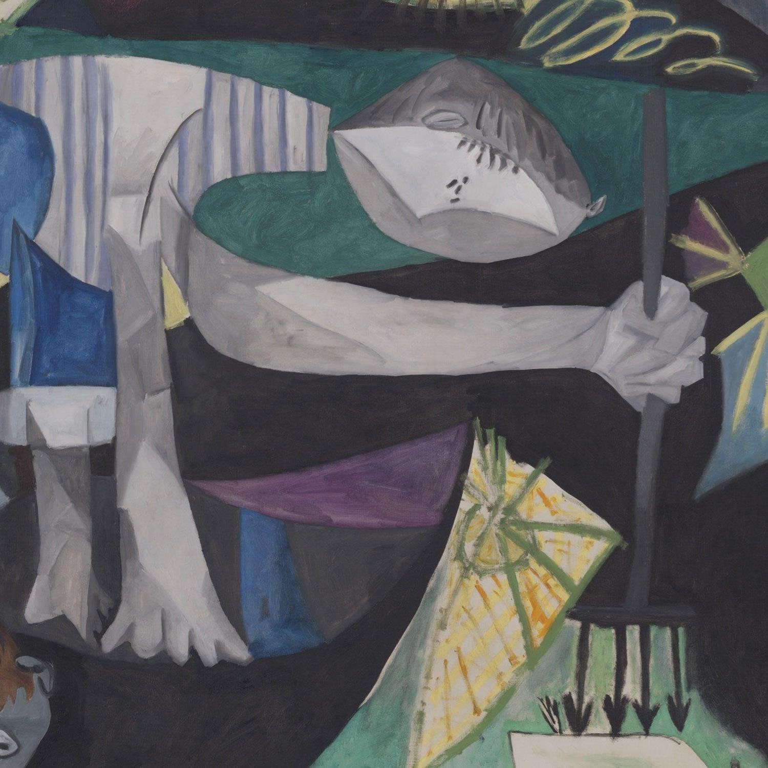 ピカソ「アンティーブの夜釣り」版画：美術複製 - Etsy 日本