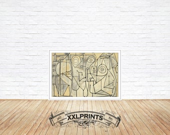 Picasso &#39;The Kitchen&#39; Print: 1948 Cubist Art Reproduction