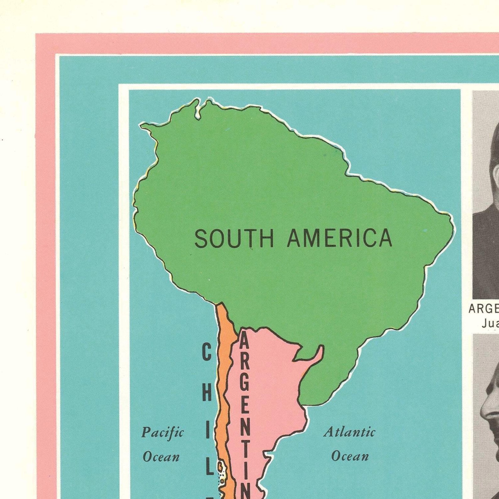 Old Map of Argentina and Chile 19th Century Map Antique - Etsy