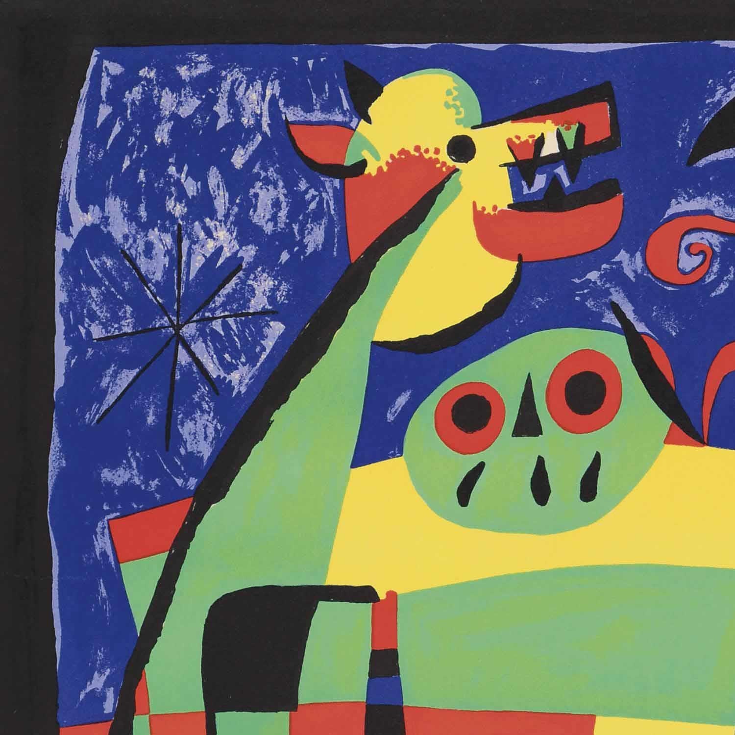 ジョアン・ミロ - 月に向かって吠える犬 - シュルレアリスムのファイン