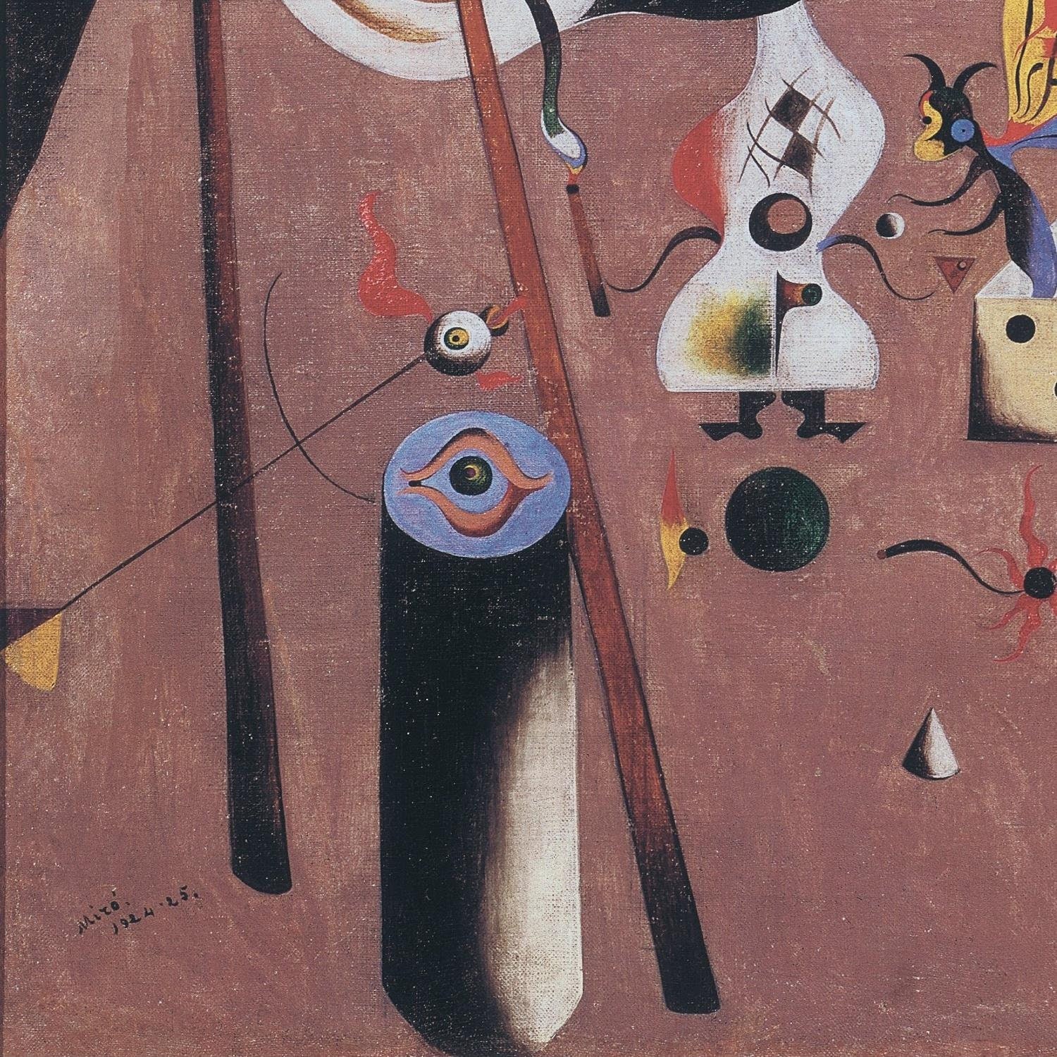 Joan Miro Carnival of Harlequin 1925 Fine Reproduction | Etsy