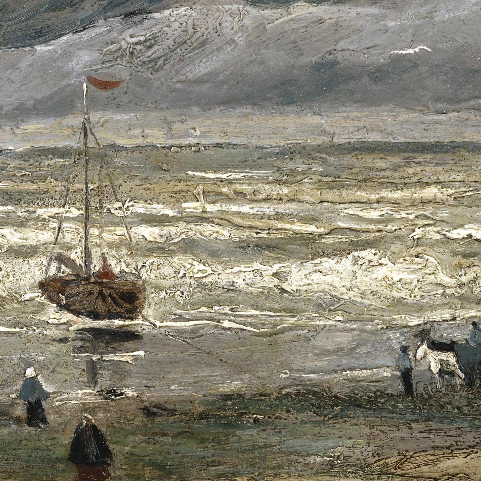 Van Gogh Beach at Scheveningen in Stormy Weather 1882 Fine Etsy