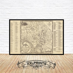 Alte Karte von Old Camebitne,Harvard Universität, 1943, Landkarte, Landkarte, Kunstdruck, Fine Art Print, Landkarte, Kunstdruck