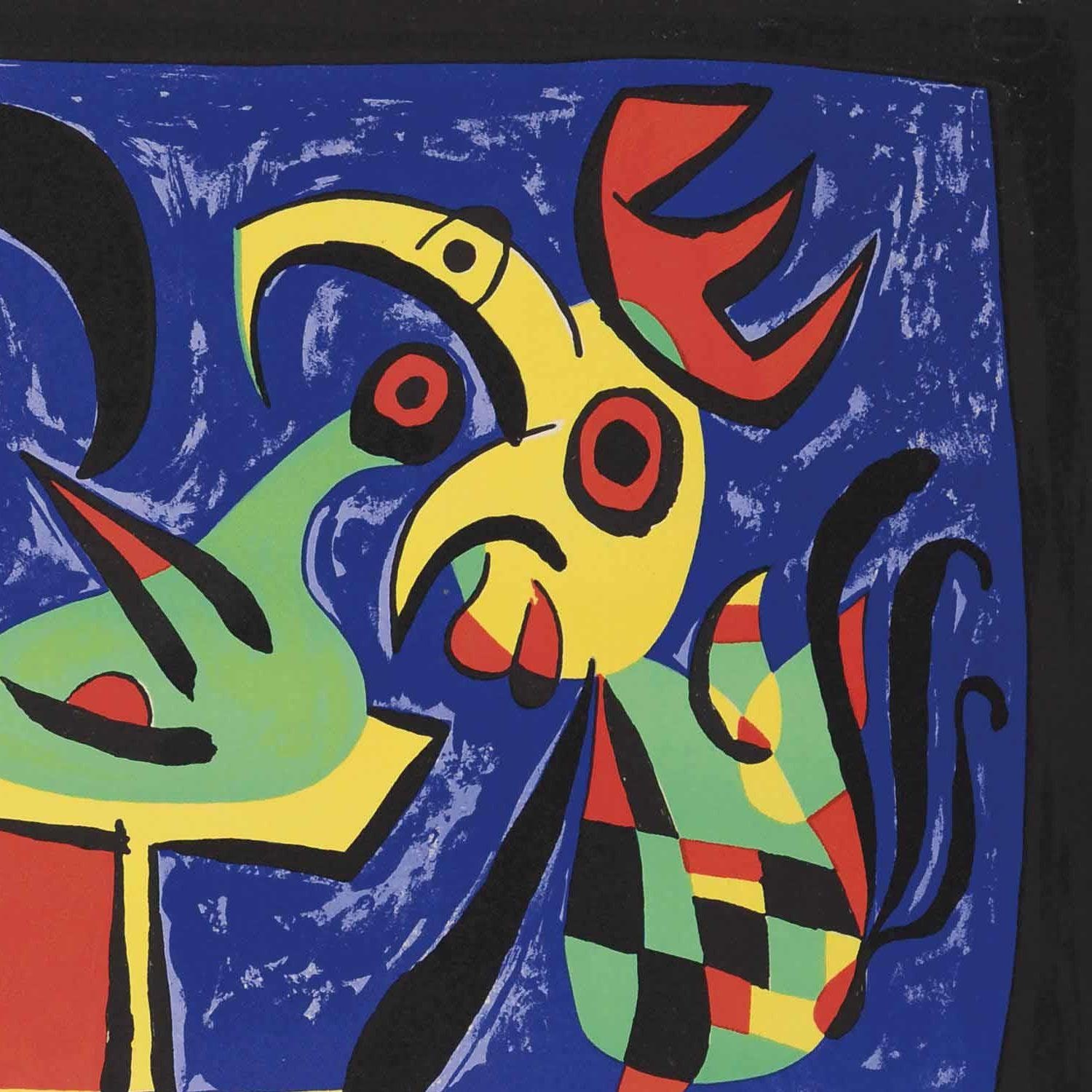 ジョアン・ミロ - 月に向かって吠える犬 - シュルレアリスムのファイン