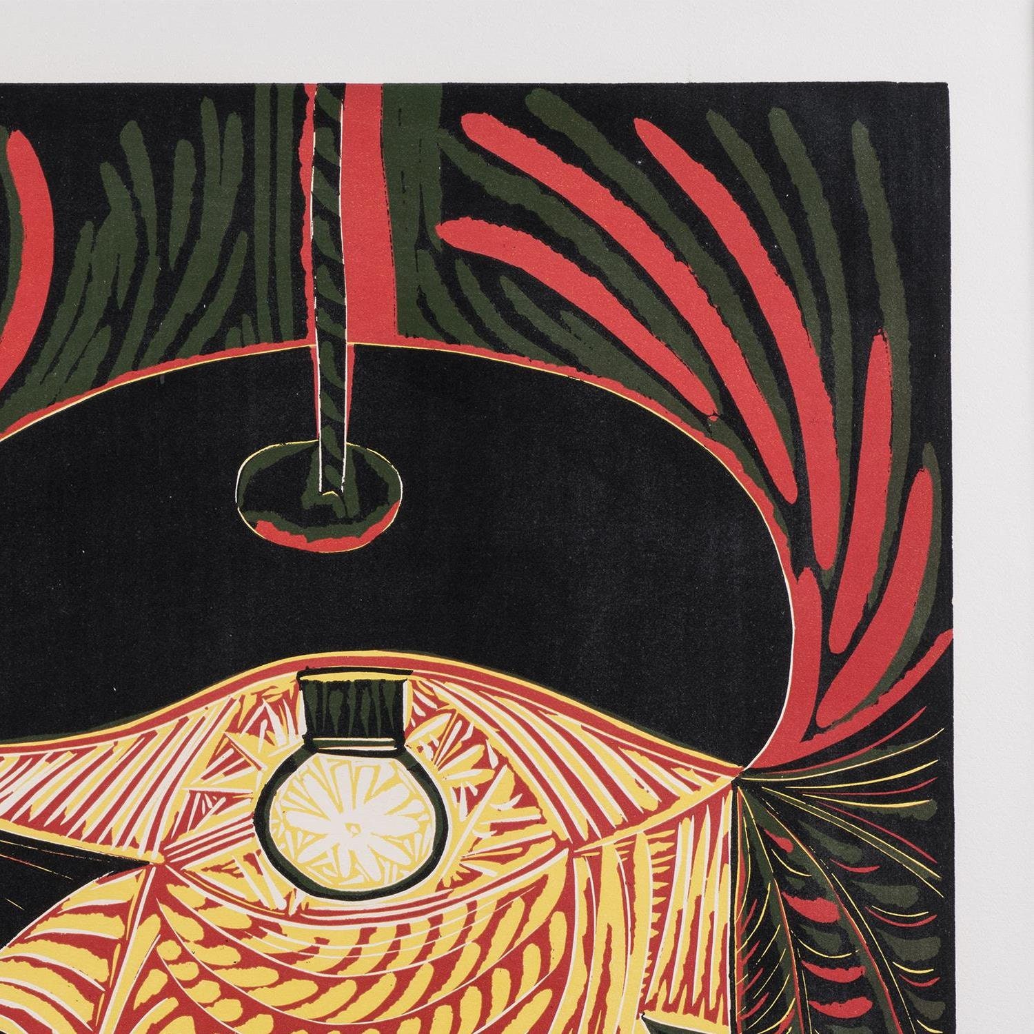 Pablo Picasso, Still Life With Glass Under the Lamp, 1962