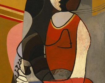 ピカソ「座る女性」版画、1937年：美術複製 - Etsy 日本