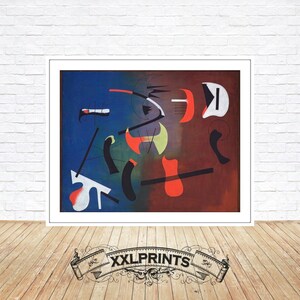 Joan Miro - Composition, 1933, fine reproduction, fine art print, oversize print