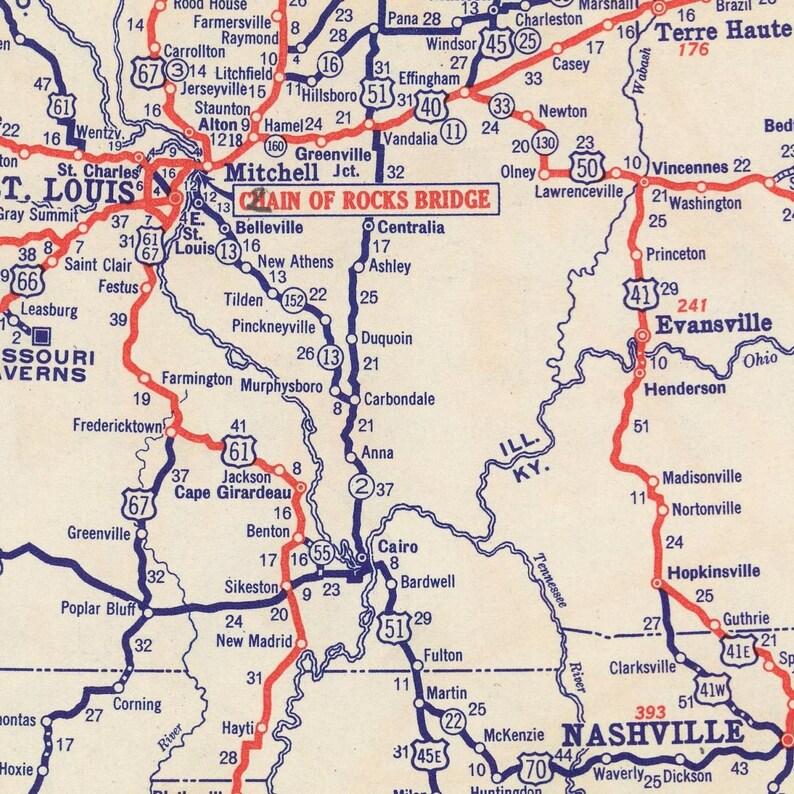Old Map of Central United States - Il 794xN.1865306391 D1dg 