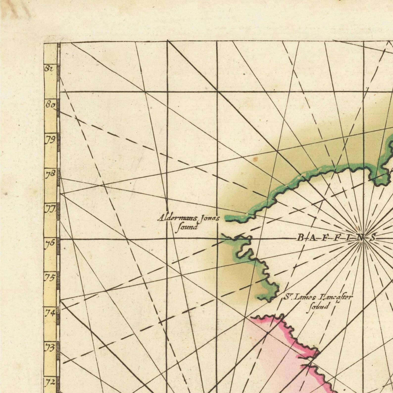 Old Map of Hudson Bay and Arctic Canada 1681 Rare Map Fine | Etsy