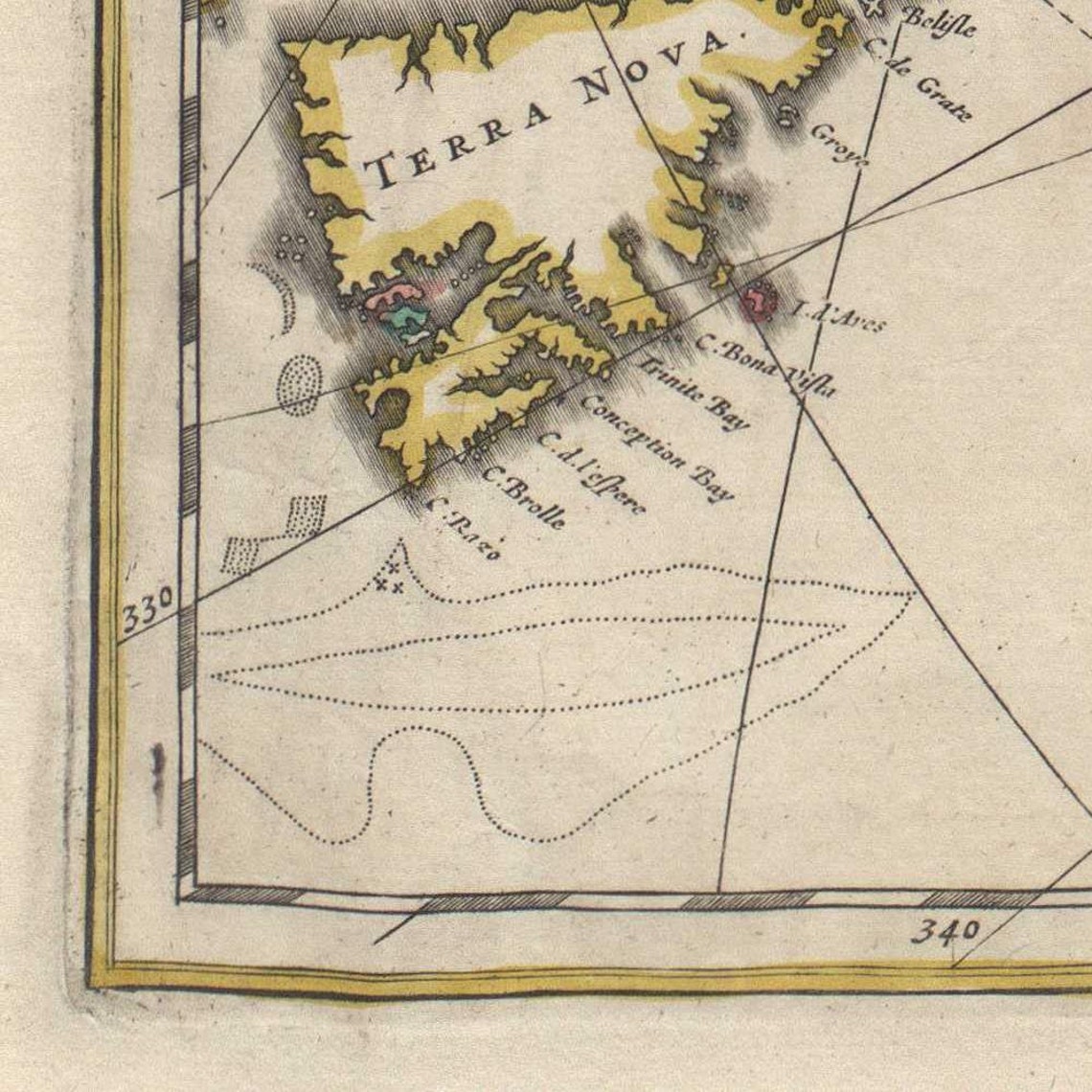 Ancient map of North Pole 1640 very rare map antique fine | Etsy
