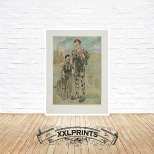 Pablo Picasso - The acrobats, 1922, fine reproduction, fine art print