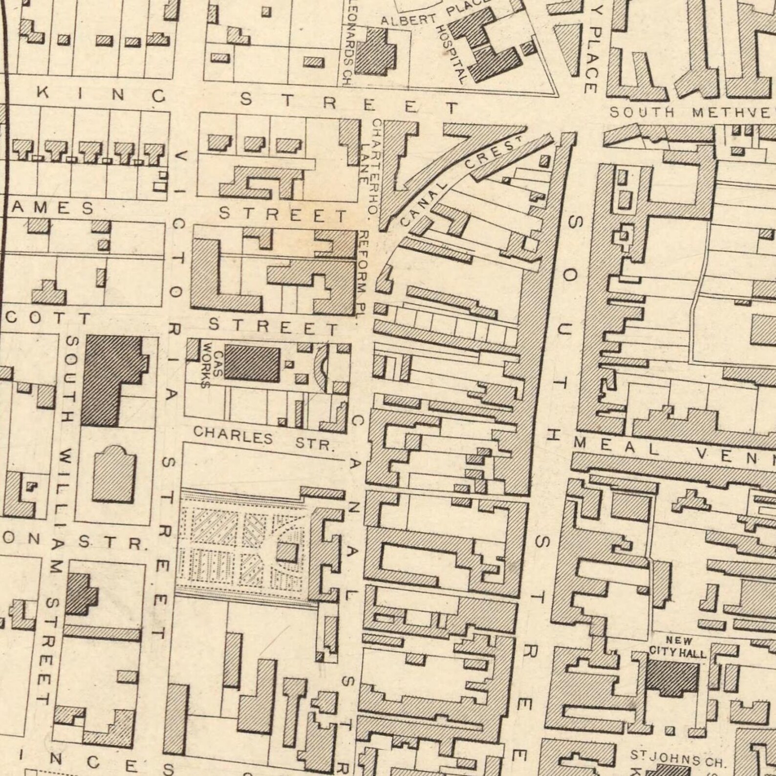 Old Map of Perth 1851 City Plan Antique Map Fine Etsy UK