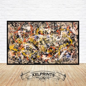 Jackson Pollock Convergence 1952: Giclée Fine Art Print