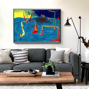 Joan Miro, The two philosophers, 1936, beautiful piece, fine reproduction, fine art print, large print