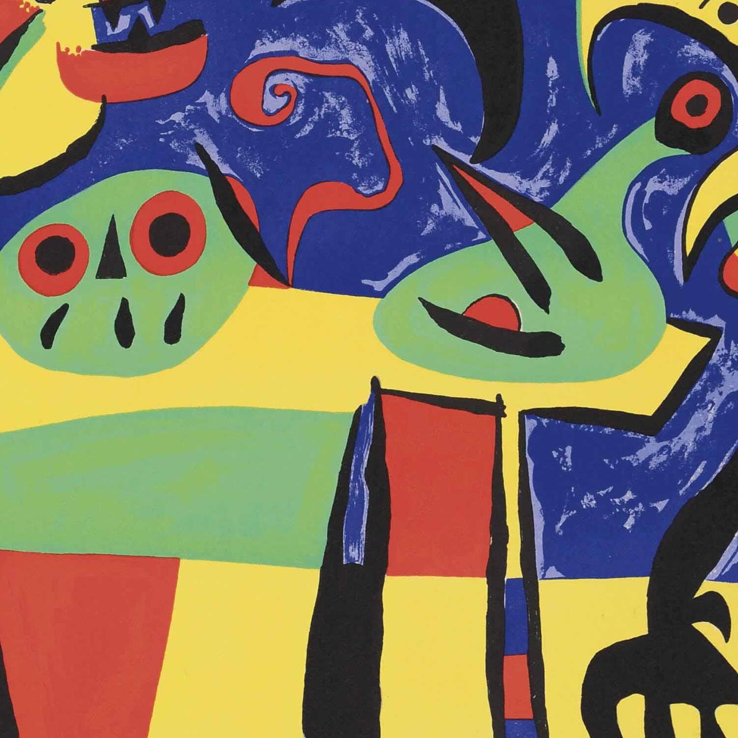 ジョアン・ミロ - 月に向かって吠える犬 - シュルレアリスムのファイン