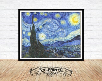 フィンセント・ファン・ゴッホ『星月夜』1889年｜ファインアート