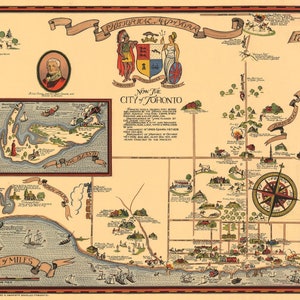 presentation of the map reproduction without a frame